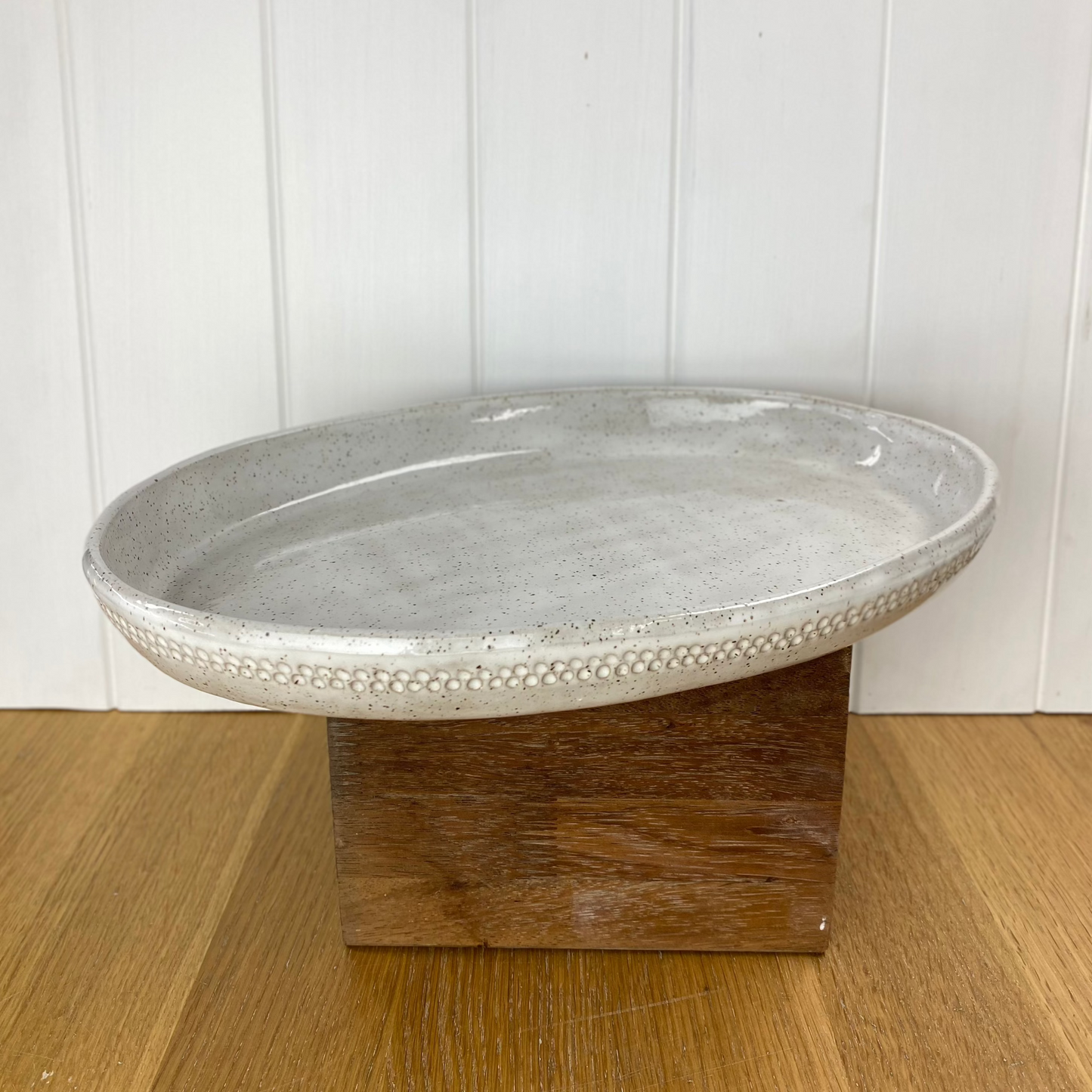 Speckle Platter - Dimple pattern