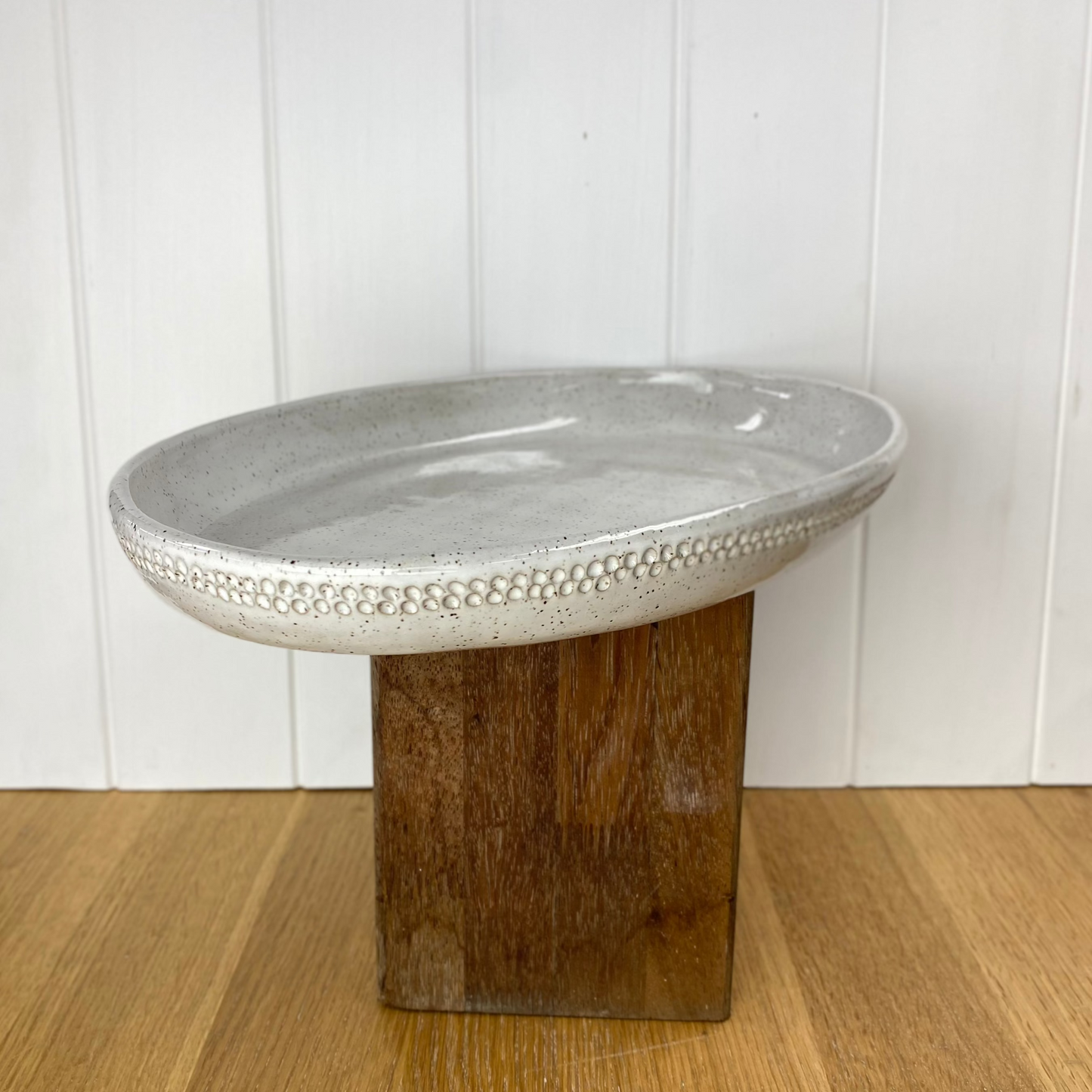 Speckle Platter - Dimple pattern