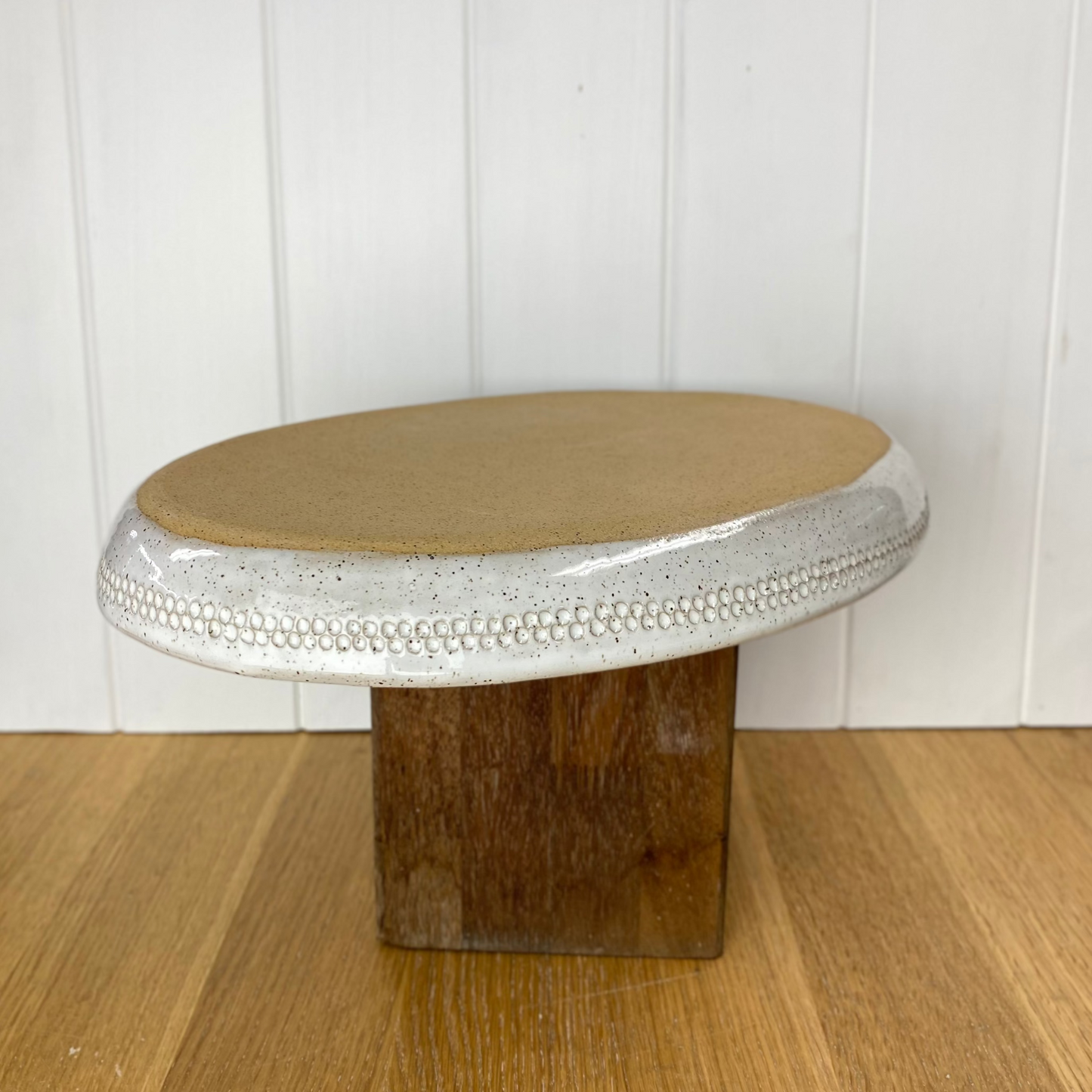 Speckle Platter - Dimple pattern