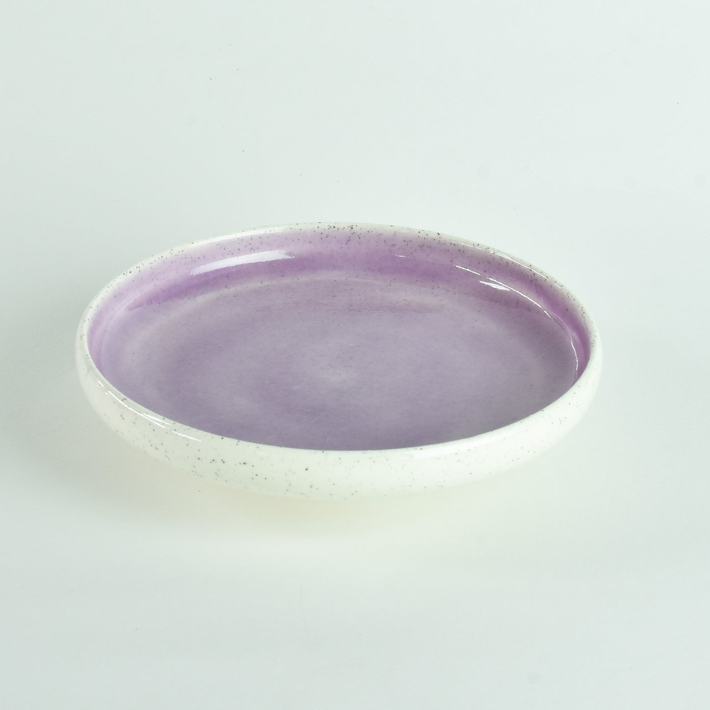 Pin Dish "Lilac Glass Crackle"