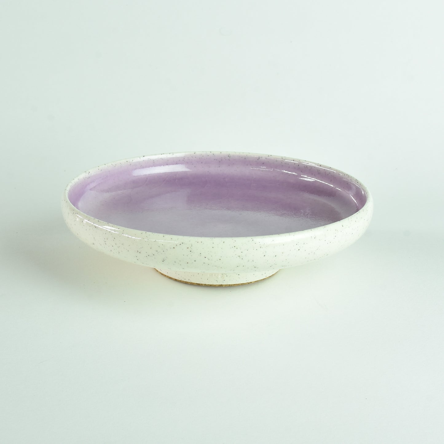 Pin Dish "Lilac Glass Crackle"