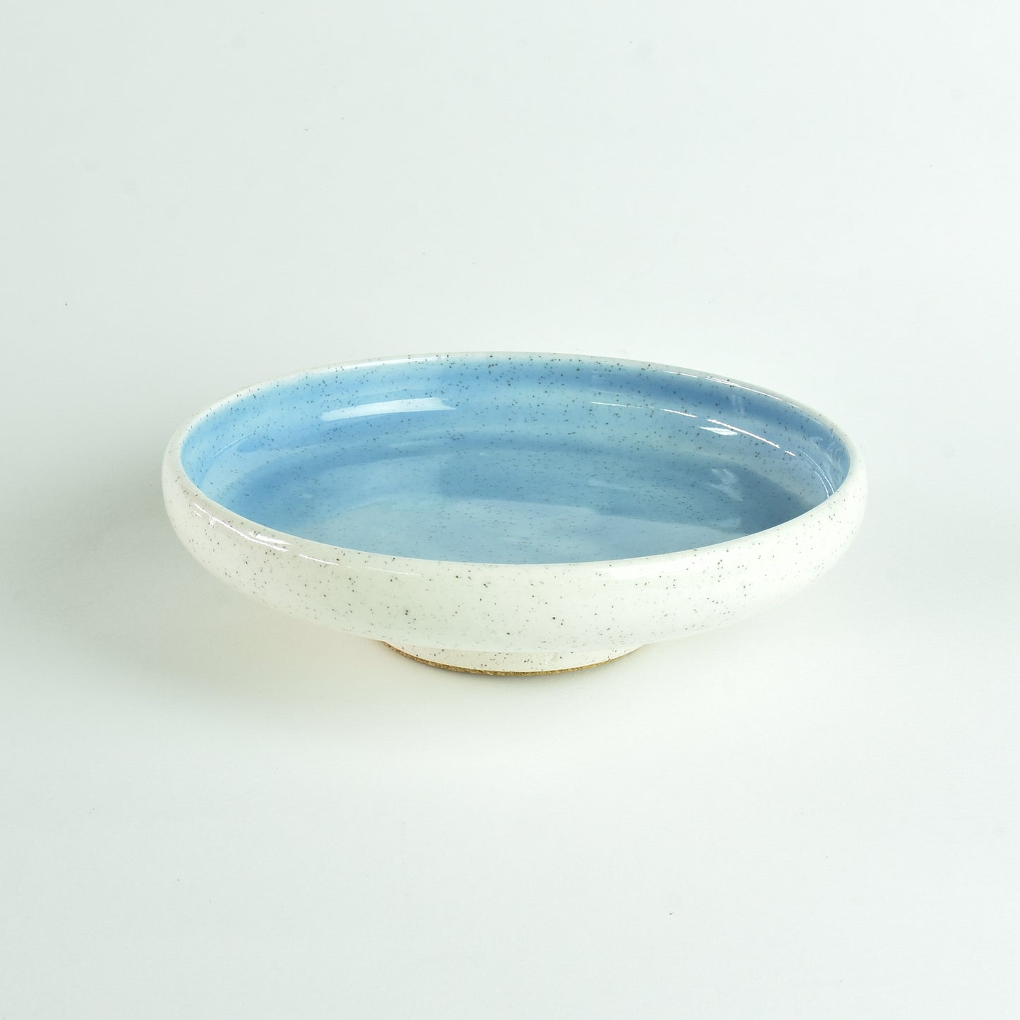 Pin Dish "Sky Glass Crackle" ~ Almost Perfect