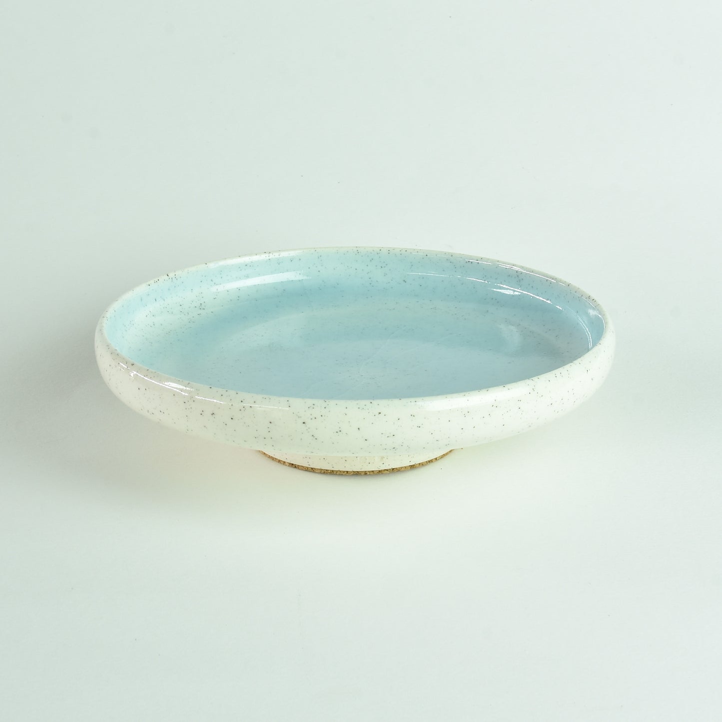 Pin Dish "Aqua Glass Crackle"