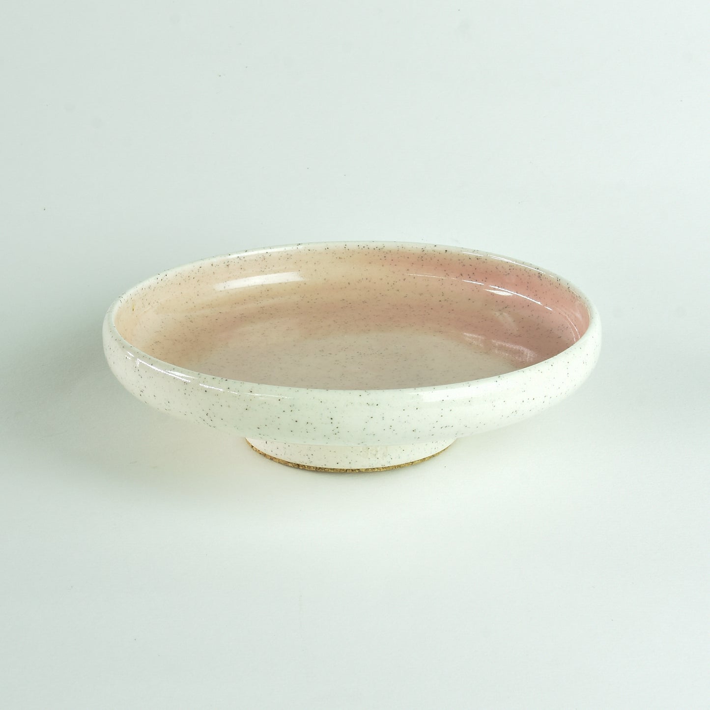 Pin Dish "Pink Glass Crackle"