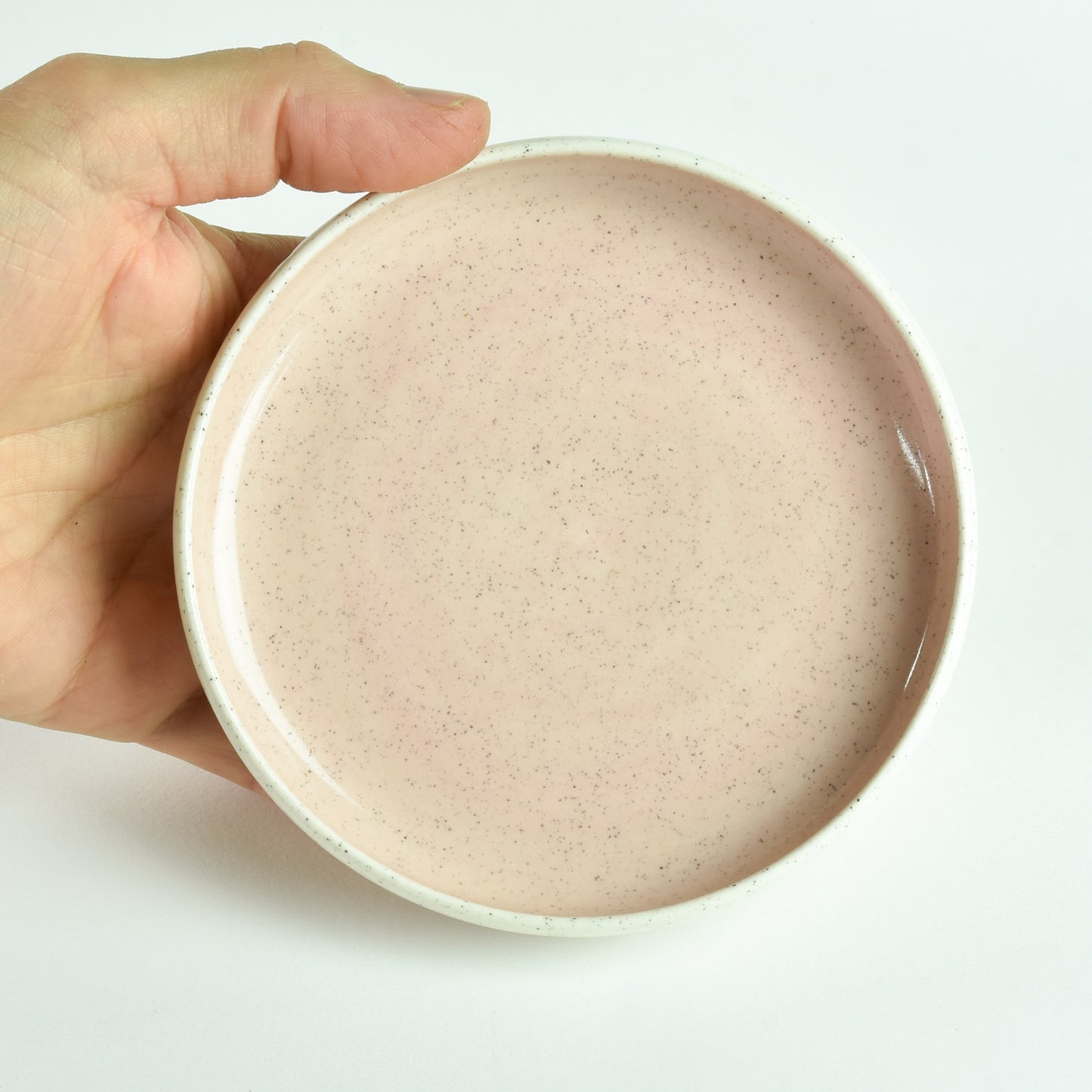 Pin Dish "Pink Glass Crackle"