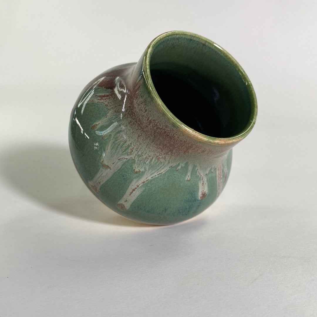 Toasted Green Fizz Medium Vase