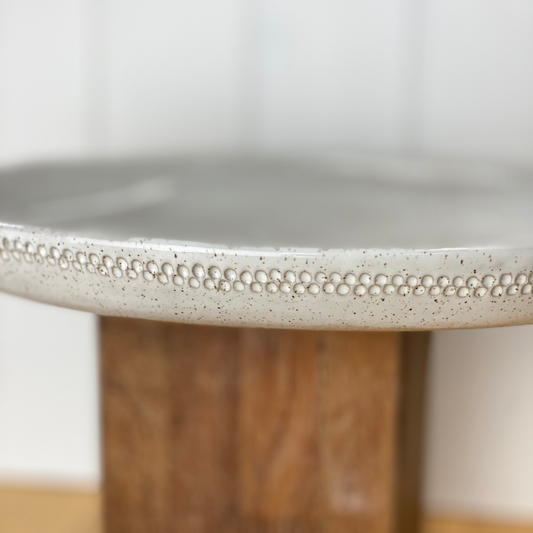 Speckle Platter - Dimple pattern