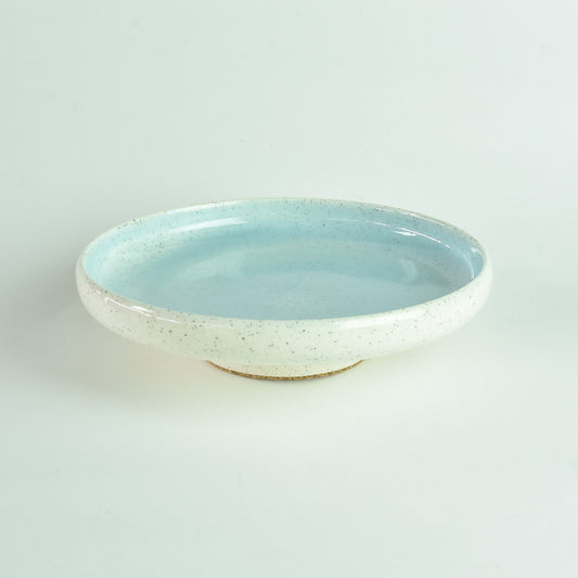 Pin Dish "Aqua Glass Crackle"
