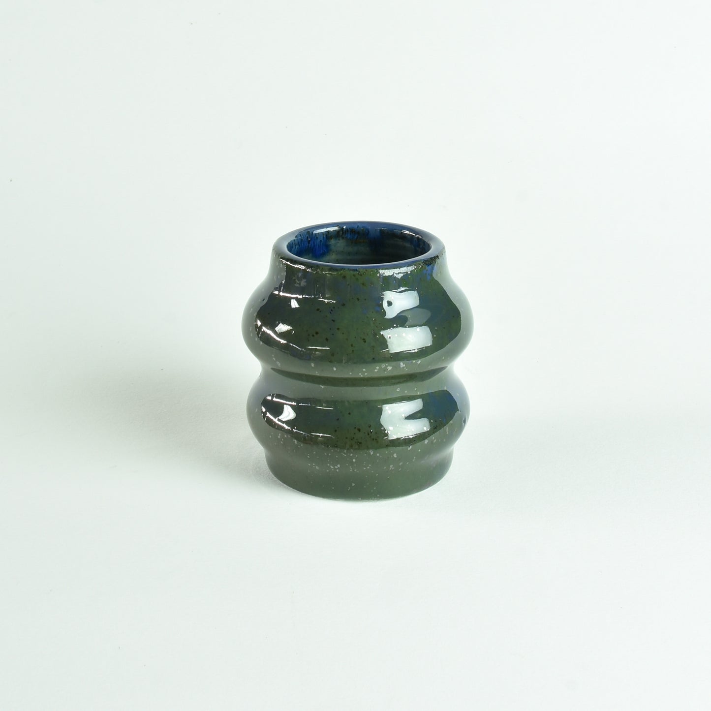 Small Vase Lapis Lazuli Curves